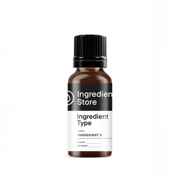 50ml amber glass bottle with The Ingredients Store label