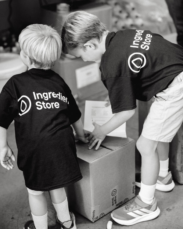 The next generation of our family helping pack an order