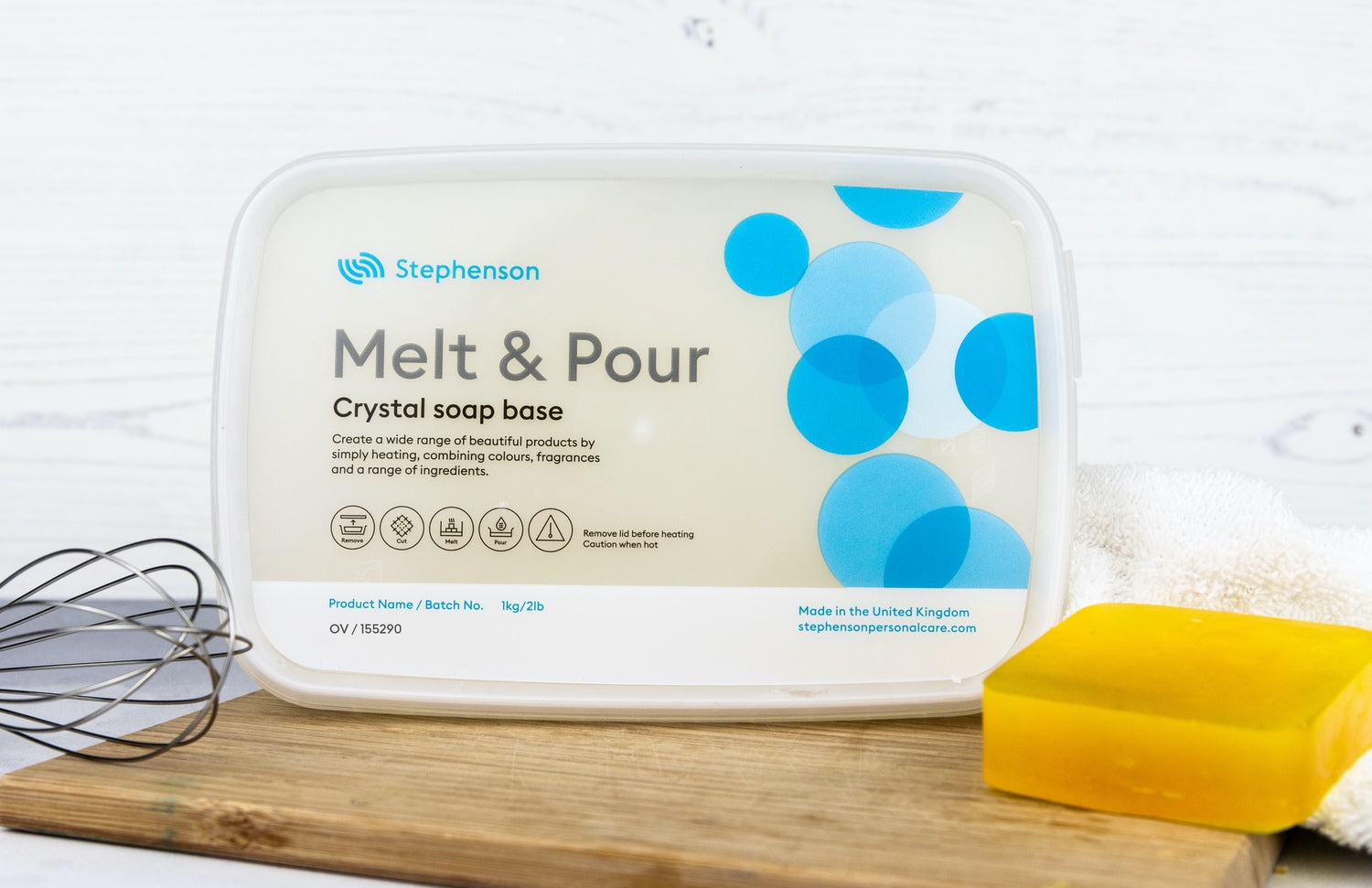 Melt & Pour Crystal OV - Olive Oil Soap Base